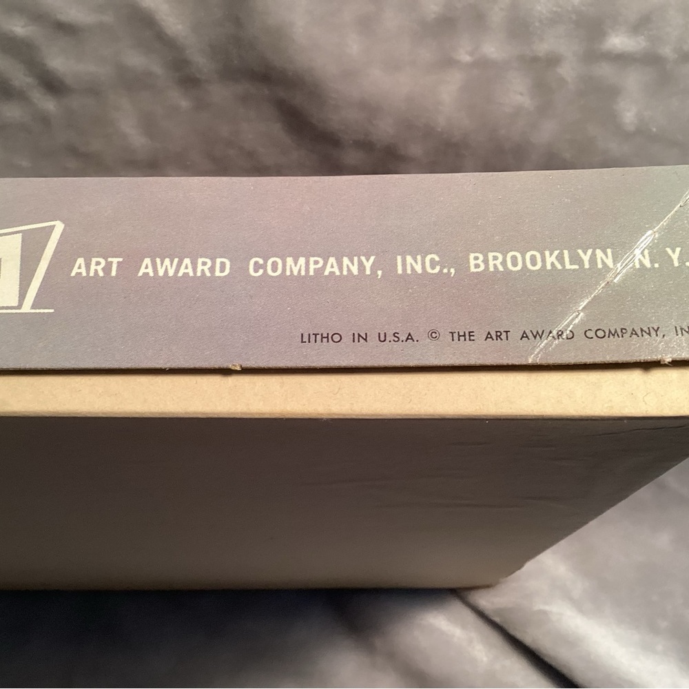 Two Vintage Silver Award Paint by Number. Numbered oil paint sets. 1960’s - Picture 10 of 12
